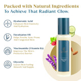 What does Niacinamide do? Tackle dark spots, pimple scars, redness.