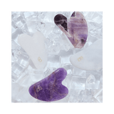 Amethyst Gua Sha | White Jade Gua Sha