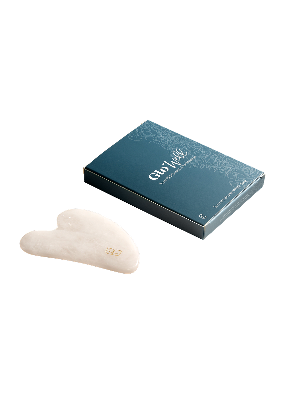 Glowell, Serenity Stone: White Jade Gua Sha