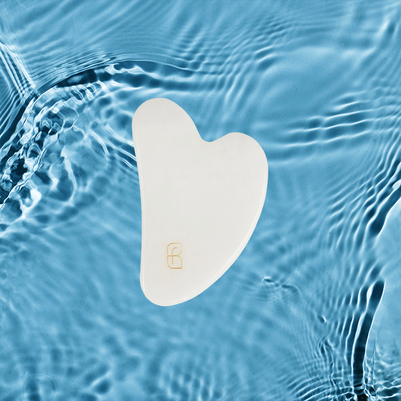 Glowell, Serenity Stone: White Jade Gua Sha